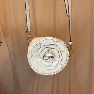 Cream Floral Crossbody Bag- Michael Kors